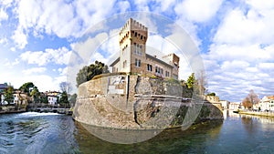 Treviso castello Romano Fortunato; monumenti, edifici storici e punti di interesse nel centro storico della cittÃÂ  trevigiana photo